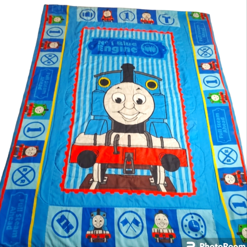 Thomas Tank Engine & Friends Coverlet Comforter Blanket Spread Twin Full 86x62